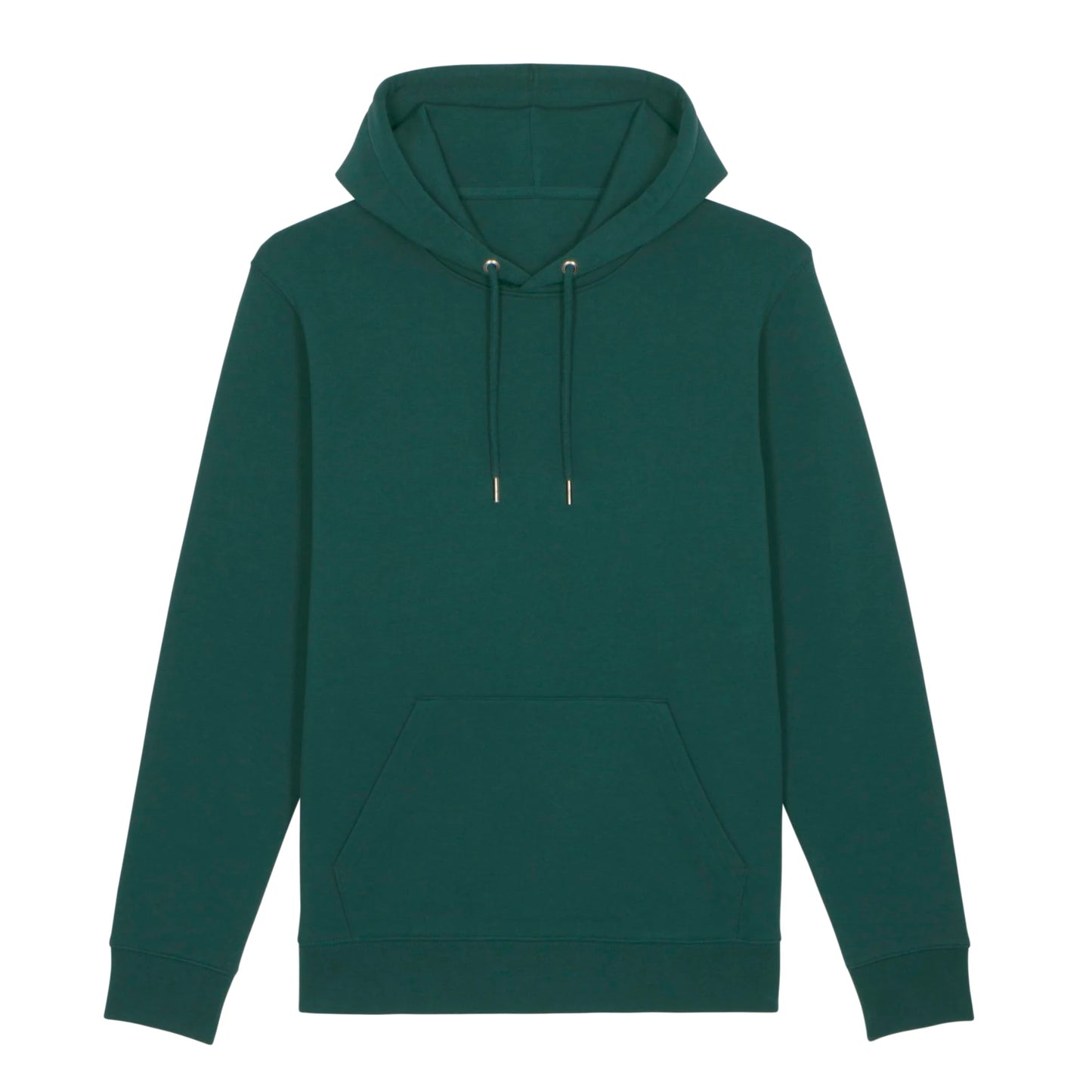 Hoodie groen met koffie bedrukking en tekst op rug 11.