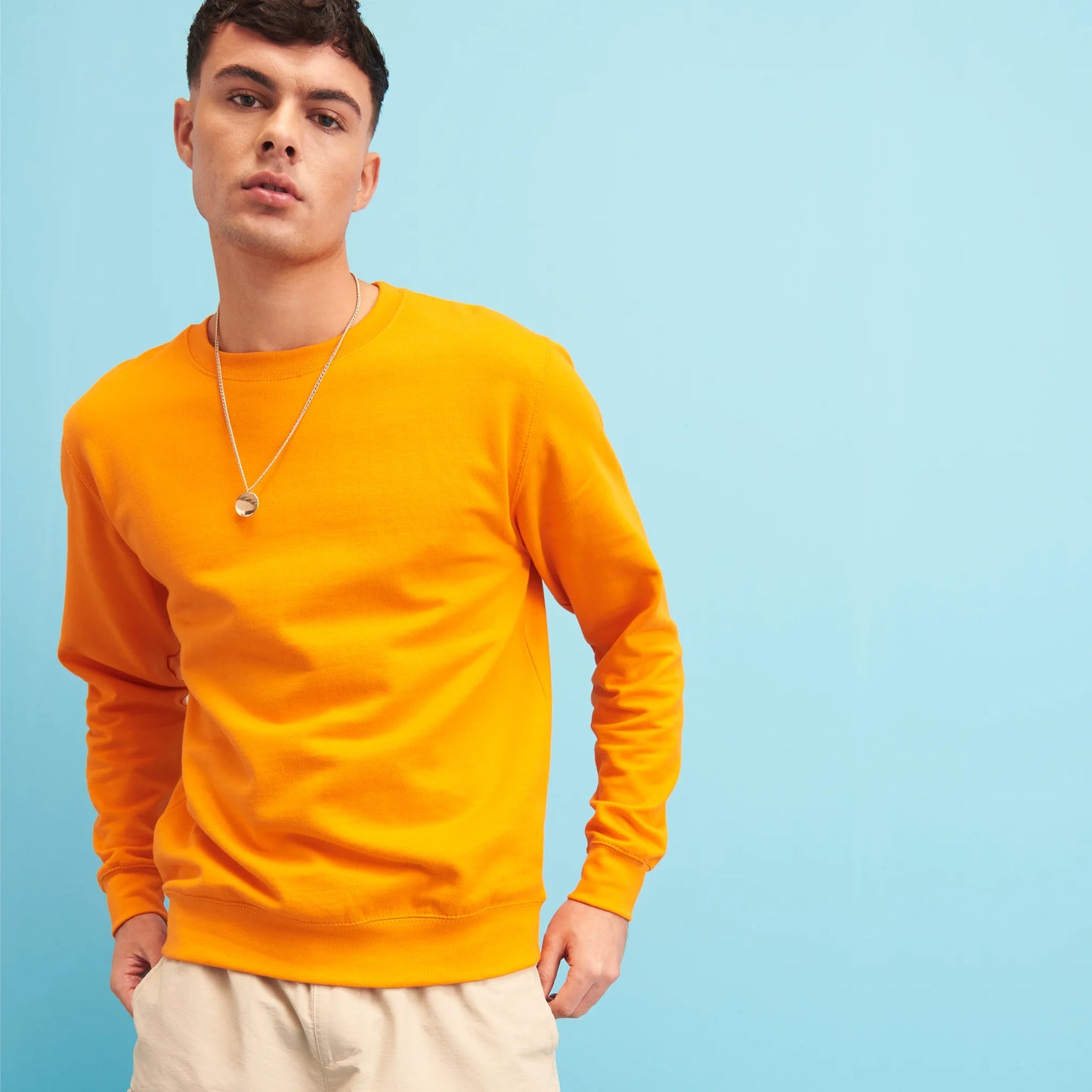 koningsdag trui oranje boven sweatshirt voor hem en haar.